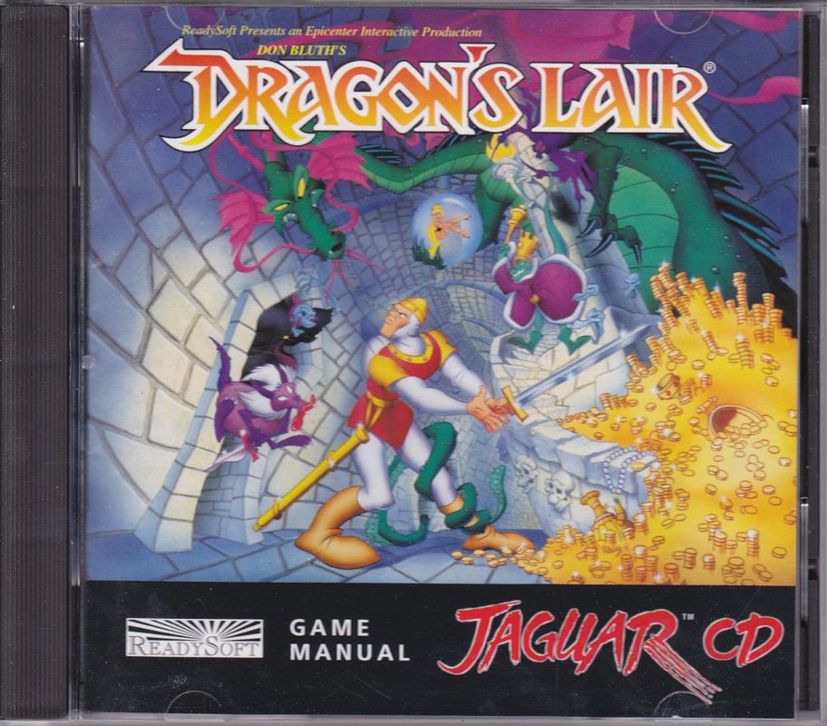 Dragon's Lair (CD) box art for Jaguar